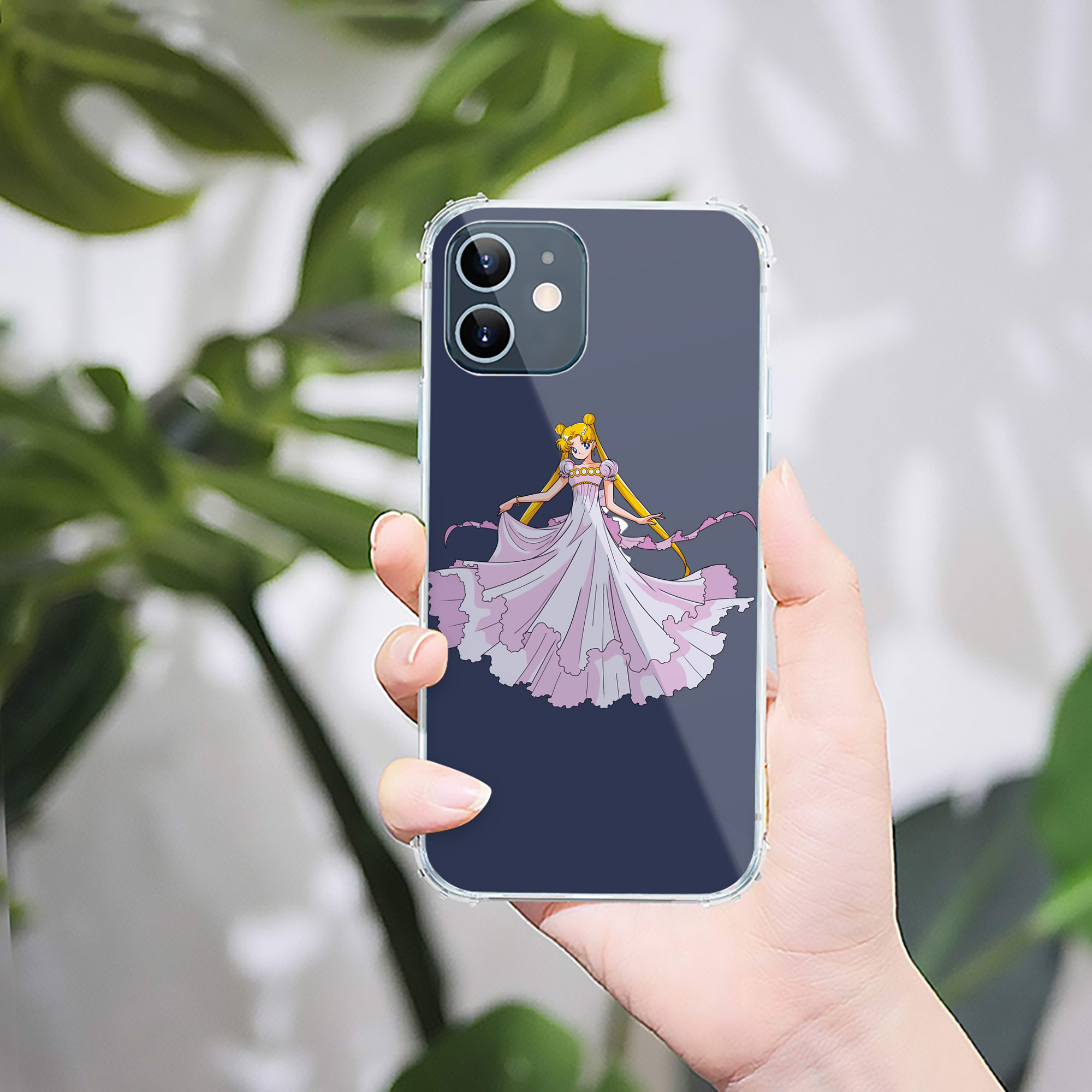 （画像用） 美少女戦士セーラームーン 愛野 美奈子 あいの みなこ Sailor Moon Aino Minako 【iPhone 12シリーズ対応】透明スマホケース（クリアソフトケース）